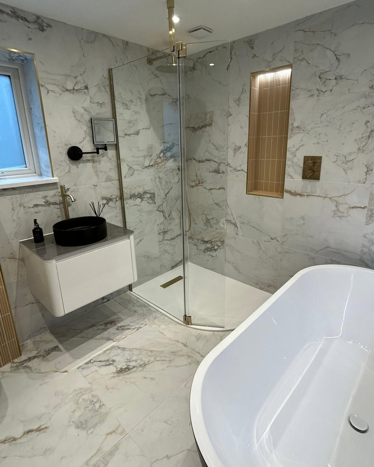 Bathroom installation project