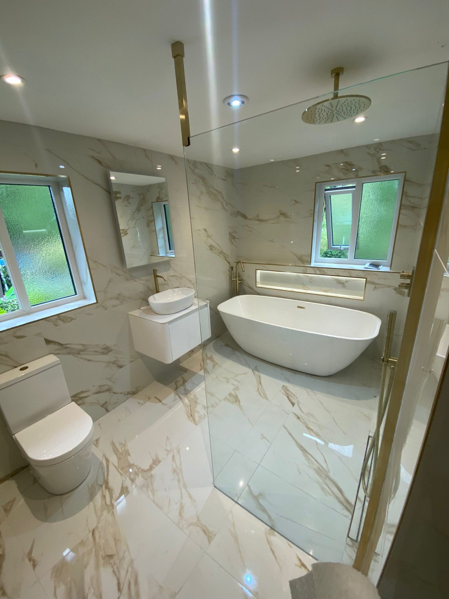 Bathroom installation project