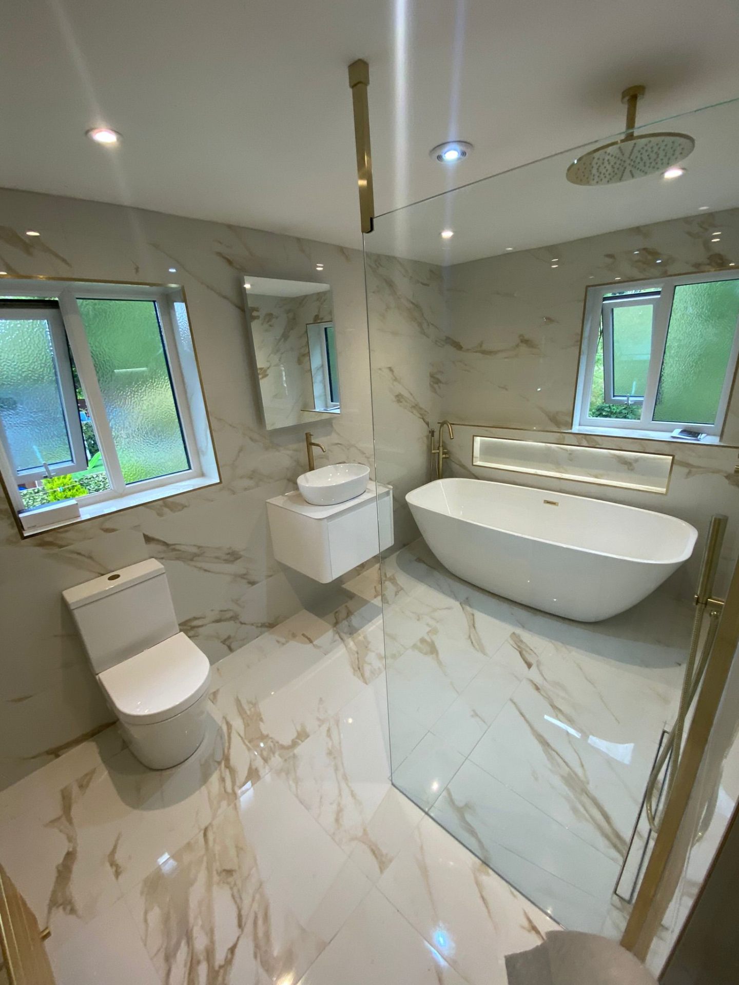 Bathroom installation project